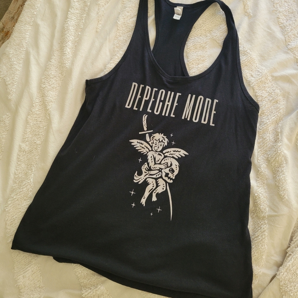 Depeche Mode Racerback Tank Top Women's XL Tee Public